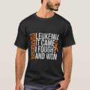 Buscar superviviente de la leucemia camisetas Salud mental