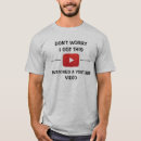 Buscar vídeos de youtube camisetas Divertido