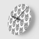 Buscar lobo blanco relojes de pared Perro