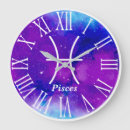 Buscar piscis relojes de pared Zodiaco