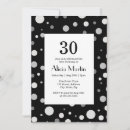 Buscar polka dot invitaciones Elegante