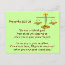 Buscar proverbios 3 tarjetas General y unisex