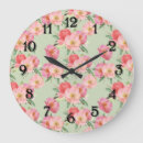 Buscar flores hermosas relojes de pared Jardín