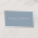 Buscar azul y plata tarjetas de visita Para todos