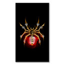 Buscar araña tarjetas de visita Negro