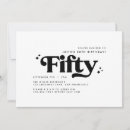 Buscar blanco y negro invitaciones de cumpleaños Moderno