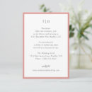 Buscar rosa coral invitaciones Elegante