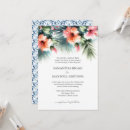 Buscar floral tropical boda invitaciones Parejas
