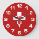 Buscar símbolos médicos relojes de pared Enfermero