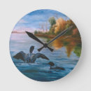 Buscar danza relojes de pared Azul