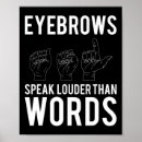 Buscar cejas posters Palabras