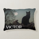 Buscar gato asustado cojines Gato de halloween