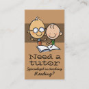 Buscar tutoring tarjetas de visita Matemáticas