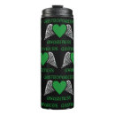 Buscar corazón con alas tazas botellas Conciencia
