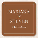 Buscar marrón posavasos Invitados