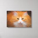 Buscar gatos lindos lienzos Naranja