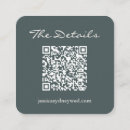 Buscar de color verde oscuro invitaciones Código qr