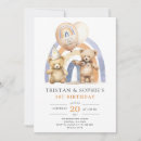 Buscar gemelos invitaciones de cumpleaños 1 ᵉʳ cumpleaños