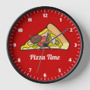 Buscar pizza relojes de pared Tomate