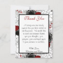Buscar flores rojas tarjetas Negro