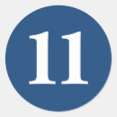 Buscar número 11 pegatinas Once