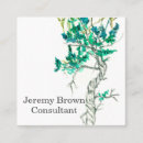 Buscar plantas verdes tarjetas de visita General y unisex