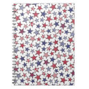 Buscar estrellas del blanco cuadernos Patriótico