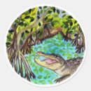 Buscar cocodrilos pegatinas Acuarela