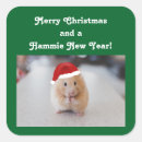 Buscar hamster pegatinas Feliz navidad