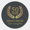 Buscar 50 aniversario de oro pegatinas General y unisex
