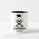 Buscar peluquero tazas Blanco y negro
