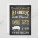 Buscar barbacoa del invitaciones de cumpleaños Negro