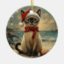 Buscar gatos siameses adornos Vacaciones