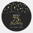 Buscar 75 o cumpleaños pegatinas Moderno
