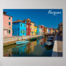 Buscar casas coloridas posters Burano