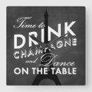 Buscar torre eiffel relojes de pared Lindo