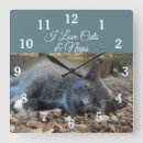 Buscar gatos relojes de pared General y unisex