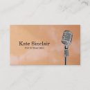 Buscar voz tarjetas de visita Vocalista