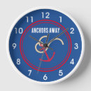 Buscar ancla relojes de pared Azul