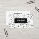 Buscar mármol blanco tarjetas de visita Diseñador