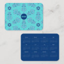 Buscar calendarios tarjetas de visita Azul