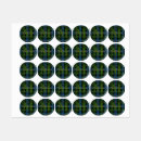 Buscar tartán escocés del clan postales Verde