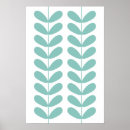 Buscar flores abstractas posters Azul