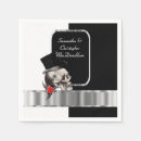 Buscar cráneo blanco y negro servilletas Invitados