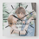 Buscar aniversario del boda relojes de pared Moderno