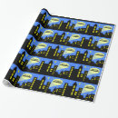 Buscar superhéroe papel de regalo Ciudad