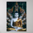 Buscar templo asiático posters Estatua