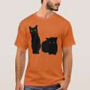 Buscar dos gatos negros camisetas Lindo