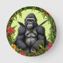 Buscar bosque bambú de relojes de pared Naturaleza