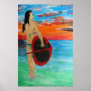 Buscar de las pinturas olas oceánicas arte Puesta de sol